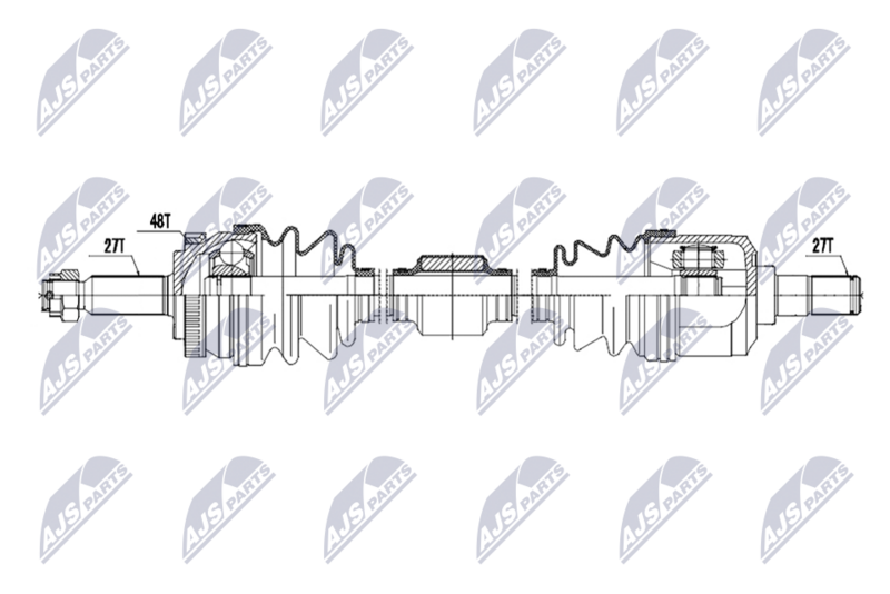 NTY NPW-HY-648 Drive Shaft