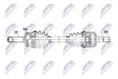 Drive Shaft NTY NPW-HY-650