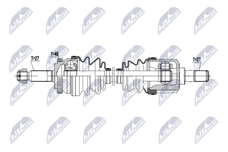 NTY NPW-HY-651 Drive Shaft