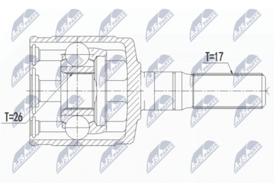 Joint Kit, drive shaft NTY NPW-IS-006