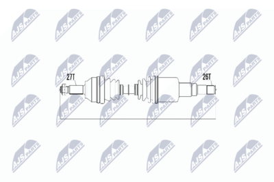 Drive Shaft NTY NPW-JG-000