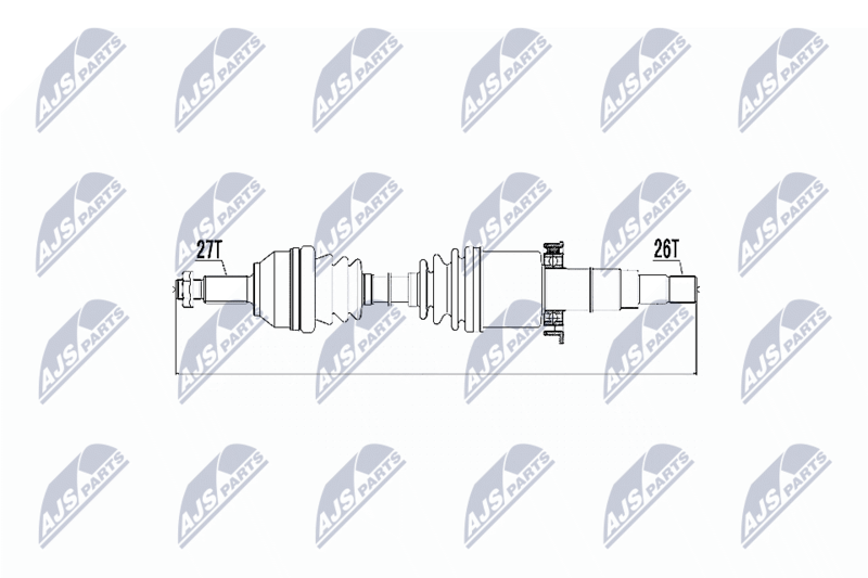 NTY NPW-JG-001 Drive Shaft