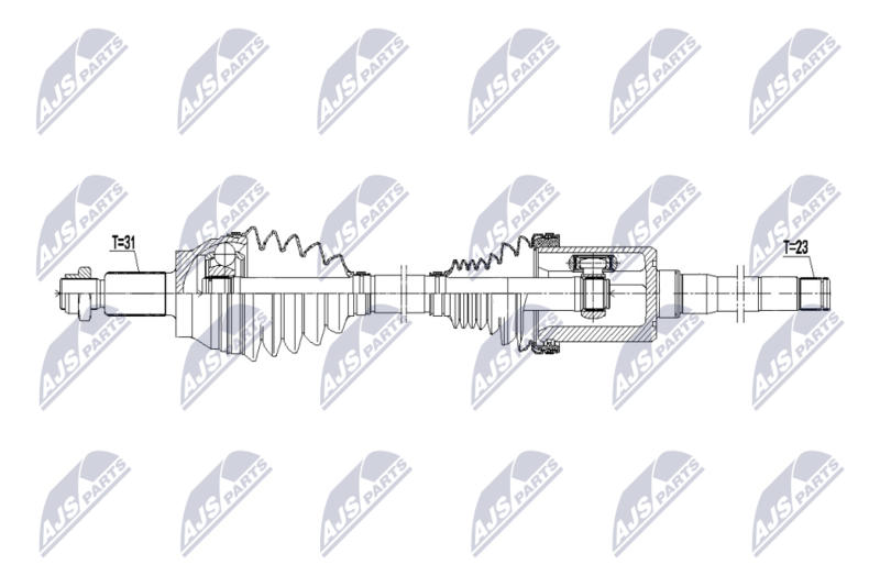 NTY NPW-JG-010 Drive Shaft