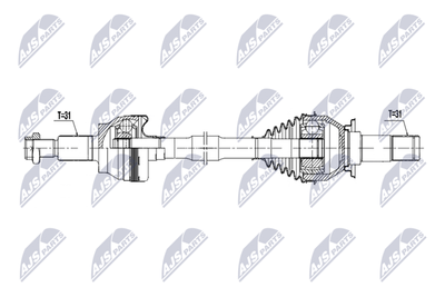 Drive Shaft NTY NPW-JG-014