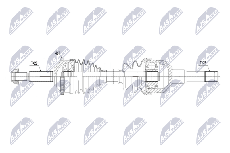 NTY NPW-JG-018 Drive Shaft