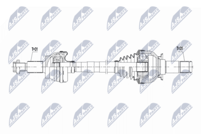 Drive Shaft NTY NPW-JG-020