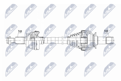 Drive Shaft NTY NPW-JG-022