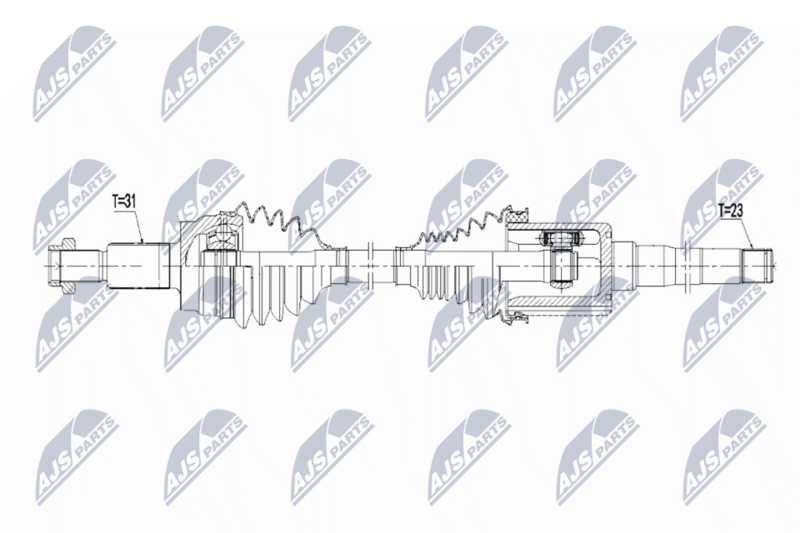 NTY NPW-JG-026 Drive Shaft