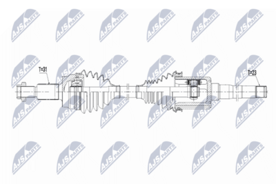 Drive Shaft NTY NPW-JG-026