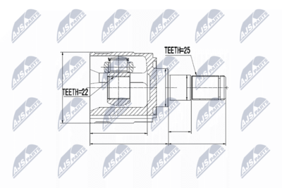 Joint Kit, drive shaft NTY NPW-KA-318