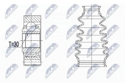 Joint Kit, drive shaft NTY NPW-KA-336