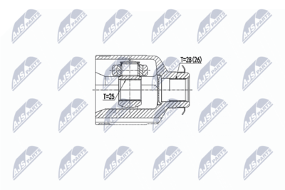 Joint Kit, drive shaft NTY NPW-KA-341