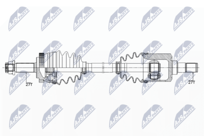 Drive Shaft NTY NPW-KA-352