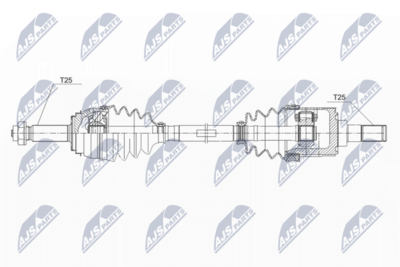 Drive Shaft NTY NPW-KA-356