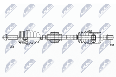 Drive Shaft NTY NPW-KA-358