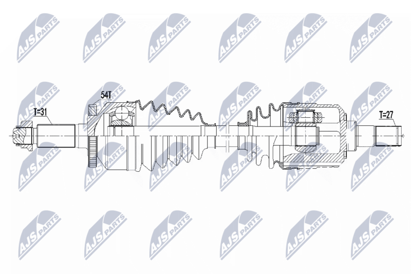 NTY NPW-KA-360 Drive Shaft