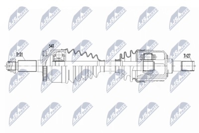 Drive Shaft NTY NPW-KA-360