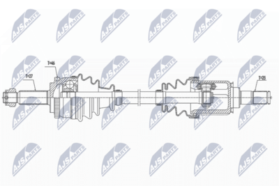 Drive Shaft NTY NPW-KA-368