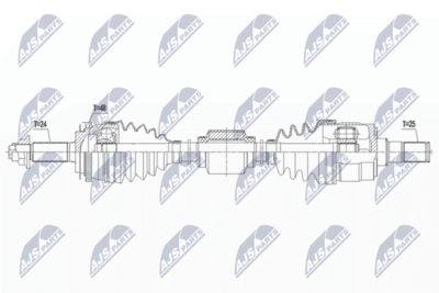 Drive Shaft NTY NPW-KA-376