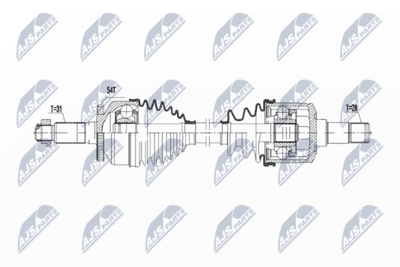 Drive Shaft NTY NPW-KA-378