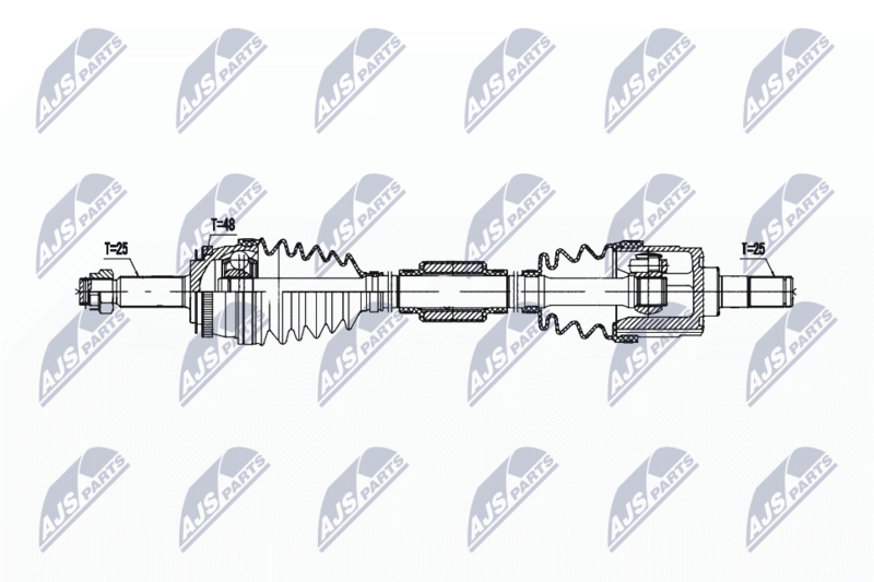 NTY NPW-KA-382 Drive Shaft