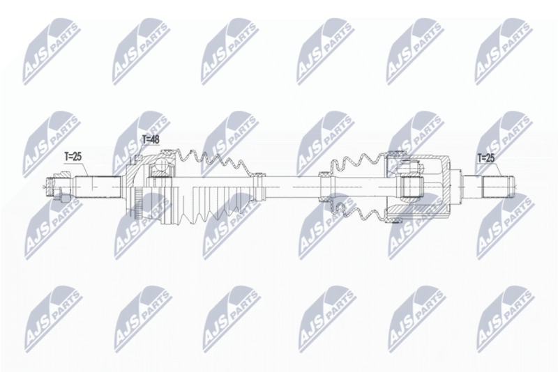 NTY NPW-KA-384 Drive Shaft