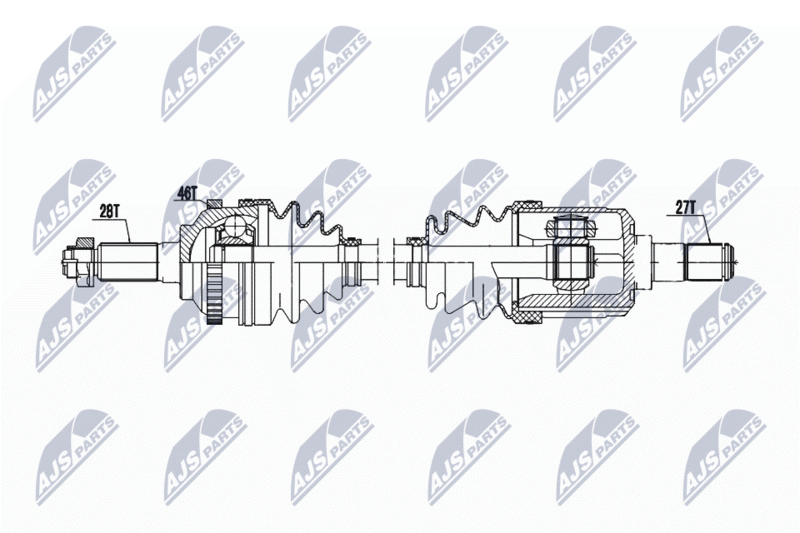 NTY NPW-KA-386 Drive Shaft