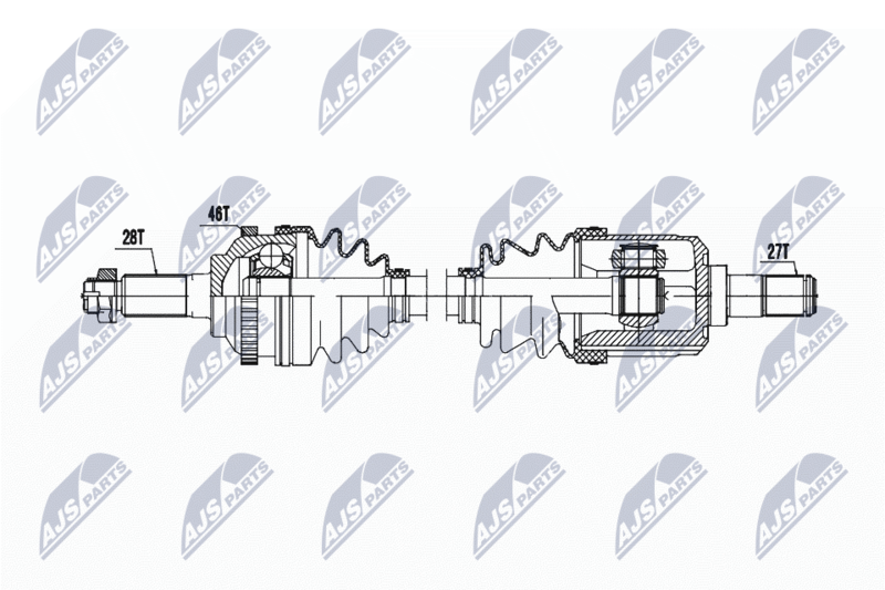 NTY NPW-KA-388 Drive Shaft