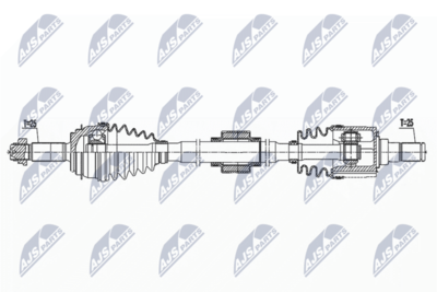 Drive Shaft NTY NPW-KA-396