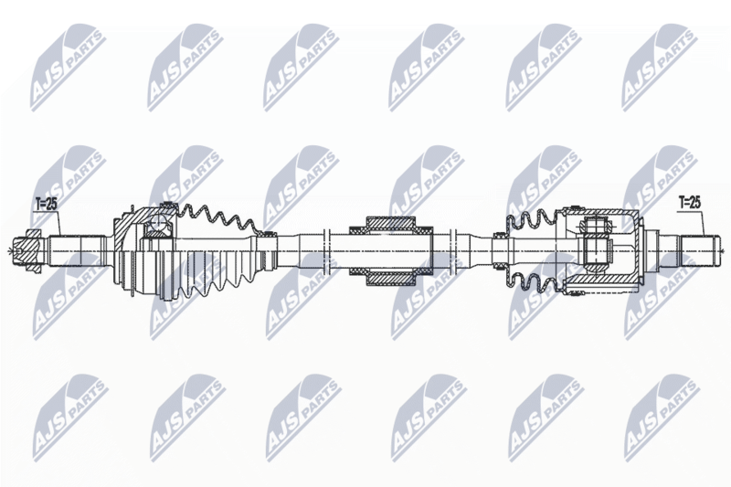 NTY NPW-KA-398 Drive Shaft