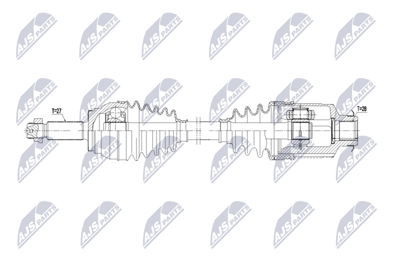 NTY NPW-KA-406 Drive Shaft
