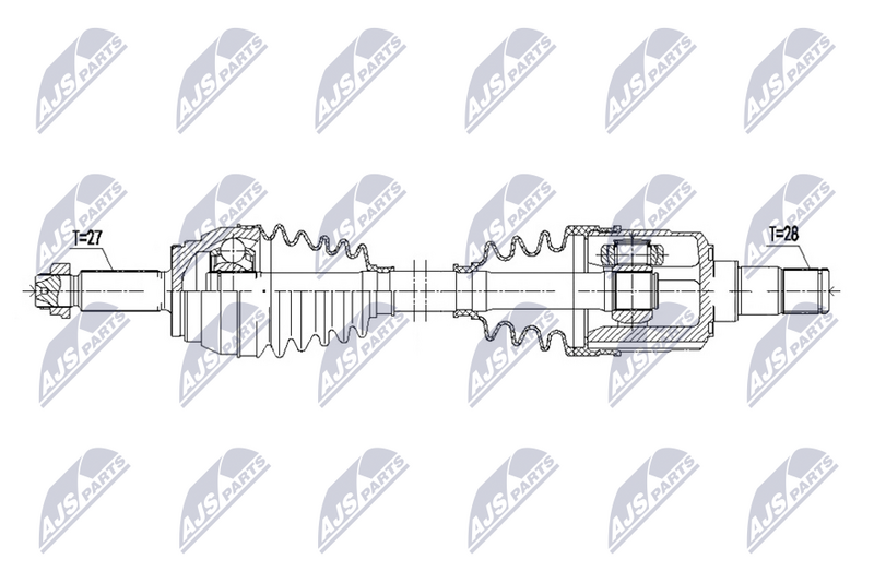 NTY NPW-KA-408 Drive Shaft