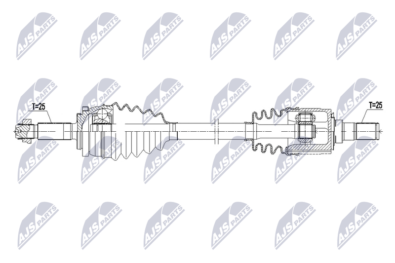 NTY NPW-KA-410 Drive Shaft