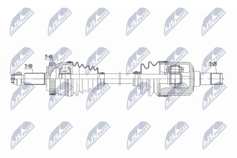 NTY NPW-KA-413 Drive Shaft