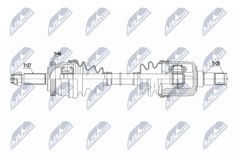 NTY NPW-KA-414 Drive Shaft