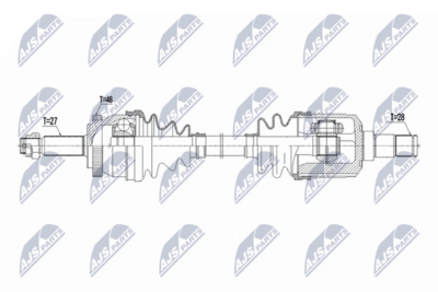 Drive Shaft NTY NPW-KA-414