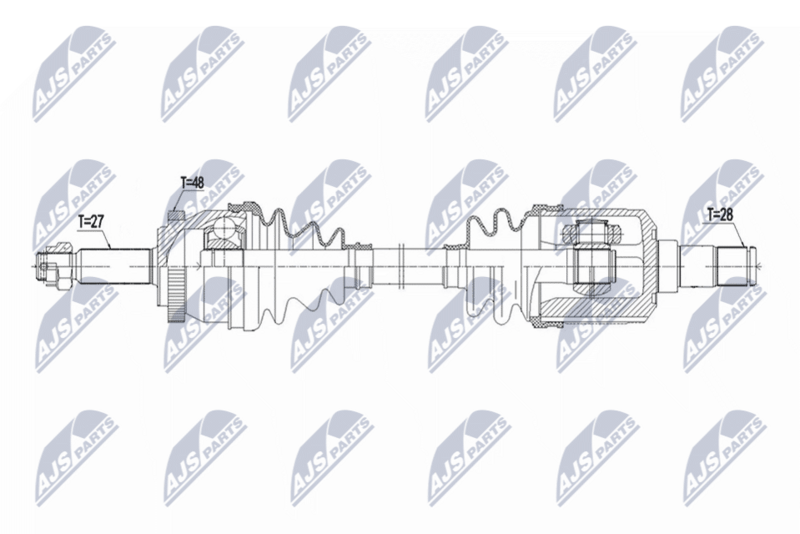 NTY NPW-KA-415 Drive Shaft