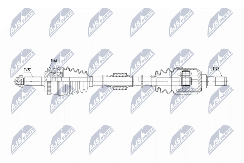 NTY NPW-KA-416 Drive Shaft