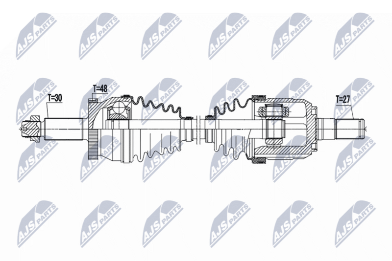 NTY NPW-KA-418 Drive Shaft