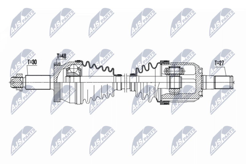 NTY NPW-KA-419 Drive Shaft