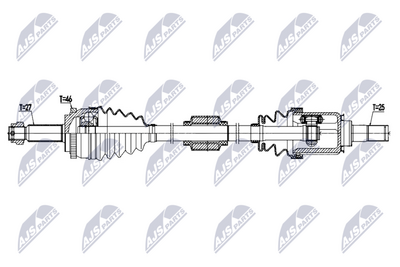 Drive Shaft NTY NPW-KA-424