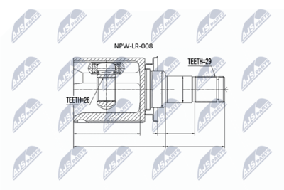 Joint Kit, drive shaft NTY NPW-LR-008