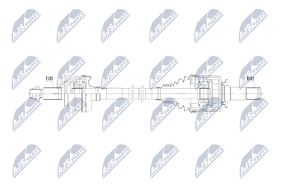 Drive Shaft NTY NPW-LR-033