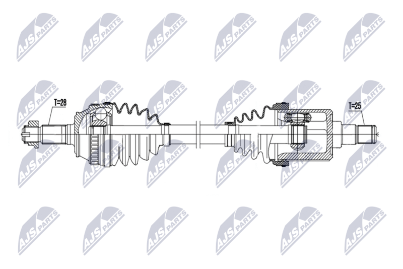 NTY NPW-LR-039 Drive Shaft