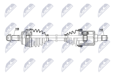 Drive Shaft NTY NPW-LR-039
