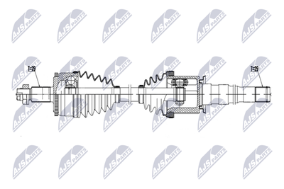Drive Shaft NTY NPW-LR-043