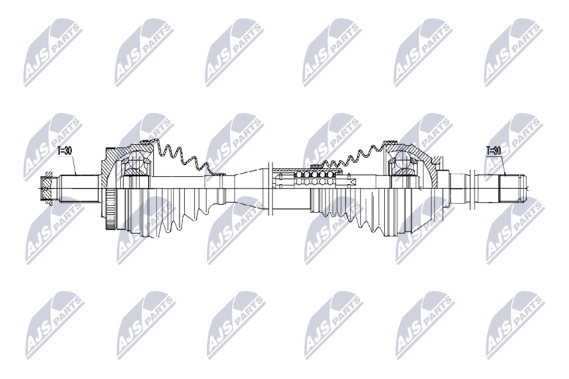 NTY NPW-LR-045 Drive Shaft