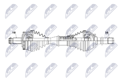 Drive Shaft NTY NPW-LR-045