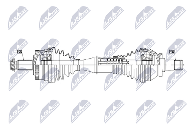 Drive Shaft NTY NPW-LR-047