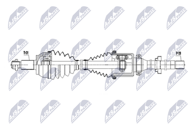 Drive Shaft NTY NPW-LR-051